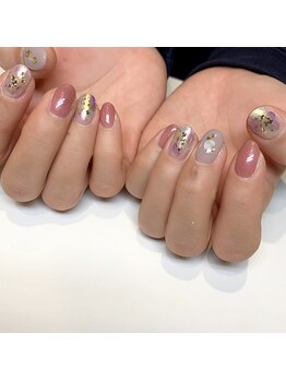 サロンリーベ(salon reve)/ピンクパープル×水彩ニュアンス