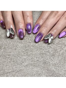 Mネイルアンドカフェ シェレステ/マグネットネイル