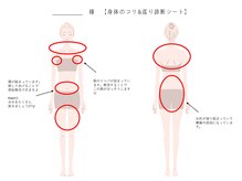 リンパメニューに不調箇所や原因が分かる「巡り診断」付き◎