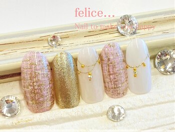 ネイルサロン フェリーチェ(felice)/【定額ネイル】¥7980
