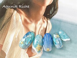 【海ネイル】