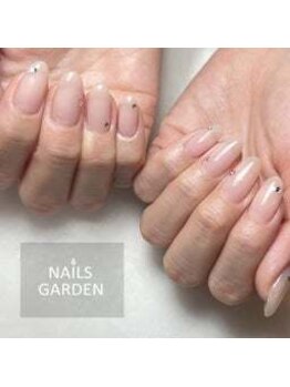 ネイルズガーデン(NAILS GARDEN)/カラフルストーンネイル