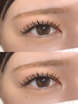 ルアナ(LUFANA)の写真/付け心地抜群の最高級エクステ使用☆ふわっと軽いのにしっかりボリュームUPして印象的な目元に♪