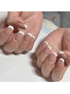フレンチネイル　パラジェル