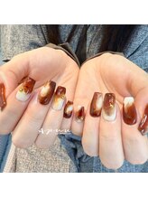 アピュ(APUU)/カフェオレネイル