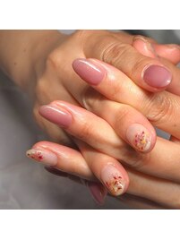 押し花ネイル【袋町/広島】