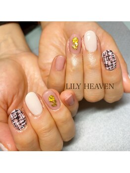 リリーヘブン(LILY HEAVEN)/ツイードネイル