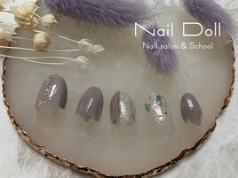 塗りかけ×グレー