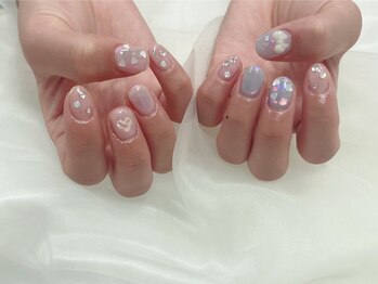 シェリーラメール 池袋店(cherie la mer)/うるうる氷ネイル ¥9,500