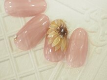 ヴィラファボリエ 白金台(Villa Favorie)/ひまわりネイル¥13200～