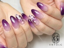 エアフォルク 銀座(ERFOLG)/エアグラ＆手描き桜ネイル