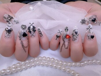 ユミ(U mi)/チップ長さ出し>アートやり放題