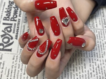 ワンカラー&ストーン付け放題