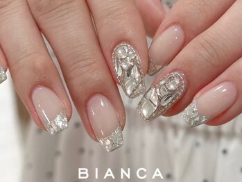 ビアンカ 栄店(Bianca)の写真/《もちの良さが好評☆》オフィスや日常使いにぴったりで洗練されたネイルをご提供！【チタネイル導入店】