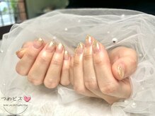 つめピス/ラメグラデーション