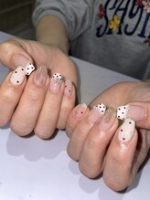 オーシャンネイル 梅田/持ち込み×バレンタインネイル