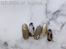 リオッサ オブ ラグーン(RIOSSA of Lagoon)/レオパードｘグレージュ