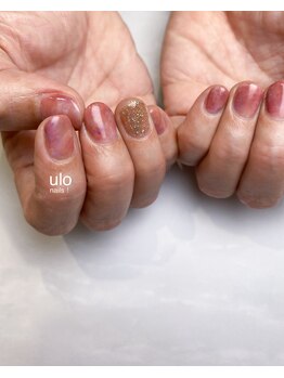 ウロネイルズ(ulo nails)/ピンクパープルニュアンス