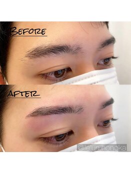 ルアン 六本木店/メンズ美眉毛スタイリング