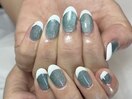 フレンチネイル　ジェルネイル