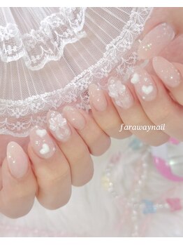 ファラウェイネイル(Faraway nail)/ピンクネイル☆