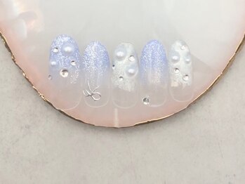 ワンホングラデネイル