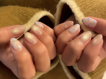 手書き花柄×うるちゅるマグ