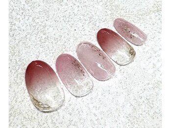 ブルージュ/4月定額ネイル