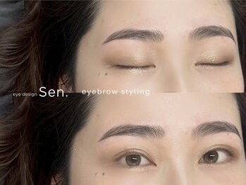 千(Sen.)の写真/【美眉毛に整え印象UP】骨格に合わせた黄金比アイブロウWAX &眉毛パーマで垢抜ける!メンズアイブロウも◎