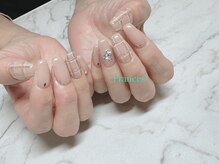 フランセス(Frances)/チェック柄×ハートストーン