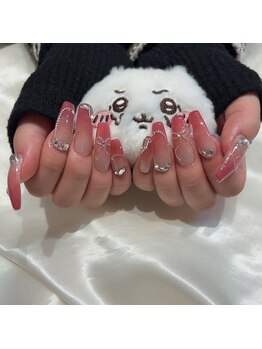 ネイルアンドアイラッシュヴィーナ ゆめタウン廿日市店 (Nail&EyeLash Vina)/リボンネイル