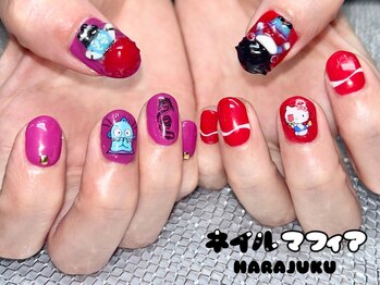 ネイルマフィア 原宿(NAIL MAFIA)/3D/痛ネイル/推し活