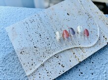 テテネイル(tete.nail)/バルーンフレンチ×細ミラー