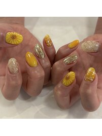 フラワーデザイン/ひまわり