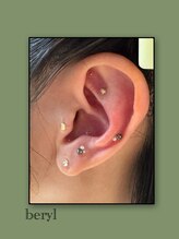 ベリル(beryl)/耳つぼジュエリー