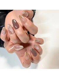 大理石風ニュアンスデザイン♪