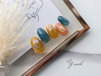 ワイネイル(Y.nail)/キンモクセイのクリアデザイン