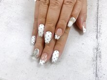 ネイル ビューティーマジック 葛西本店/ドットデザインネイル