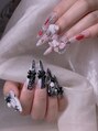 エムズ ネイルサロン(M2) レース&薔薇のコラボデザイン