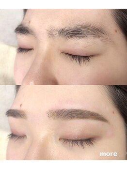 モア(more)/眉カラーアイブロウスタイリング