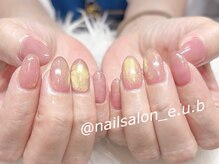 イーユービー(E.U.B)/ピンク×カラーマグネットネイル