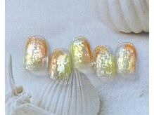 ココロ 新橋(kokoro)/8月ネイルデザイン☆ちょこっと