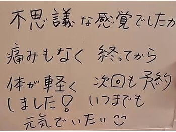 テテ ソワン(tete-soin)/KYさんありがとうございました！