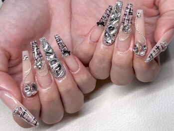 Sincia Nail.c【シンシアネイルドットシー】大曽根　スカルプ/美フォルム/フィルインの写真/【デザイン持ち込みOK】シンプルからギャル盛りまで幅広く対応！こだわり派も納得のつけ放題で大満足◎