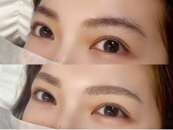 眉毛のおねえさん 岡山駅前店の写真/プロ直伝の黄金比で、自分史上最高の垢抜け顔へ！自然な美眉が叶えば、忙しい朝も自信と輝きが満ち溢れる★
