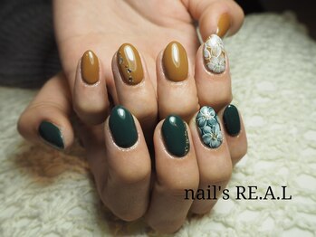 ネイルズリアル(nail's REAL)/フラワーネイル♪
