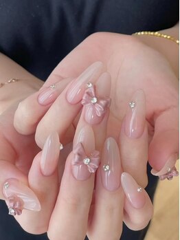 リン(Lynn)の写真/深爪、亀裂ケアでお悩みの方に◎爪の形が気になる方にもオススメ☆指先からオシャレ度UP♪理想の指先に！
