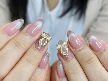 ウサギネイル 新大久保店(usagi nail)/マグネットフレンチ