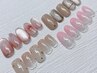 【ハンド】定額ネイル[Ａ]シンプルコース　6月限定60分　¥8500（税込¥9350）