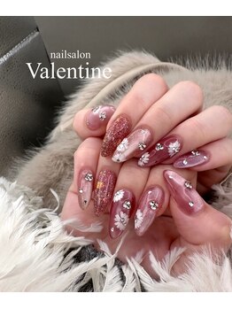ネイルサロン ヴァレンタイン(nailsalon Valentine)/お花×アート
